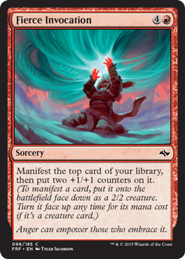 MTG: Fate Reforged 098: Fierce Invocation 