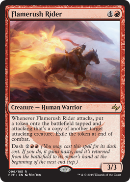 MTG: Fate Reforged 099: Flamerush Rider 