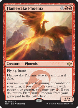 Magic: Fate Reforged 100: Flamewake Phoenix 
