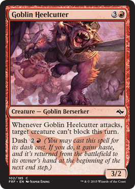 MTG: Fate Reforged 102: Goblin Heelcutter 