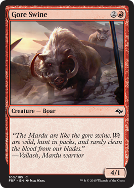 MTG: Fate Reforged 103: Gore Swine 