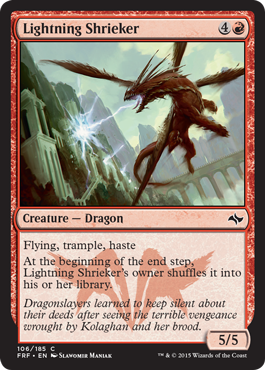 MTG: Fate Reforged 106: Lightning Shrieker 