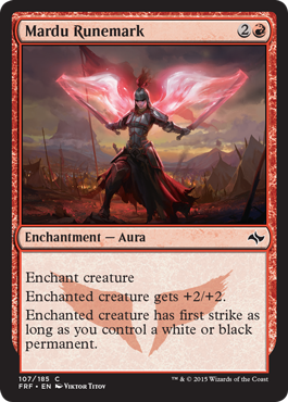 MTG: Fate Reforged 107: Mardu Runemark 