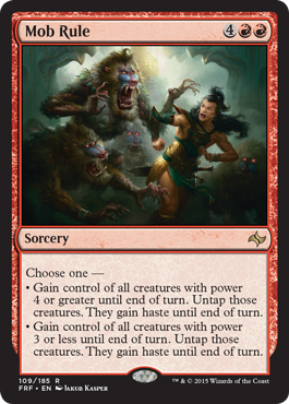 MTG: Fate Reforged 109: Mob Rule 