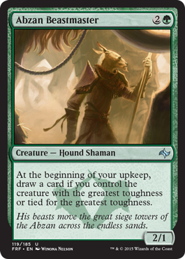 MTG: Fate Reforged 119: Abzan Beastmaster 