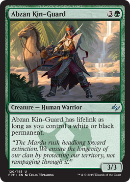 MTG: Fate Reforged 120: Abzan Kin-Guard 