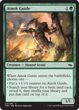 MTG: Fate Reforged 121: Ainok Guide 