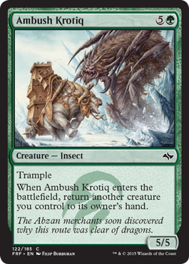 MTG: Fate Reforged 122: Ambush Krotiq 