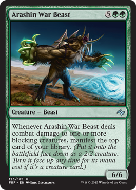 MTG: Fate Reforged 123: Arashin War Beast 
