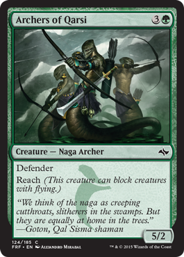 MTG: Fate Reforged 124: Archers of Qarsi 