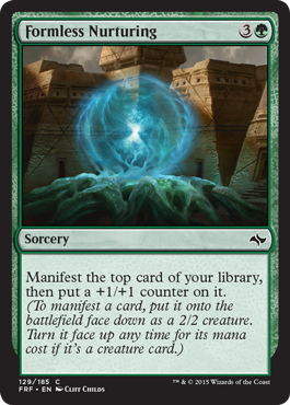 Magic: Fate Reforged 129: Formless Nurturing [foil] 