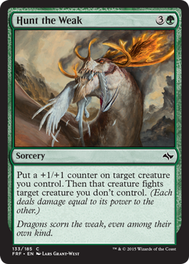 MTG: Fate Reforged 133: Hunt the Weak 