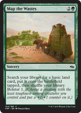 MTG: Fate Reforged 134: Map the Wastes 