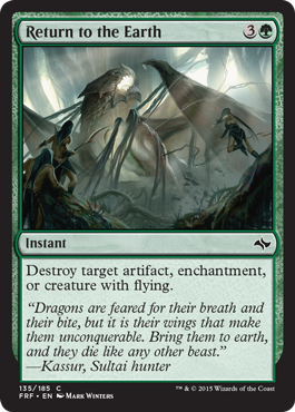 MTG: Fate Reforged 135: Return to the Earth 
