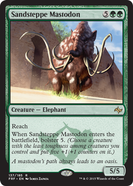 MTG: Fate Reforged 137: Sandsteppe Mastodon - Foil 
