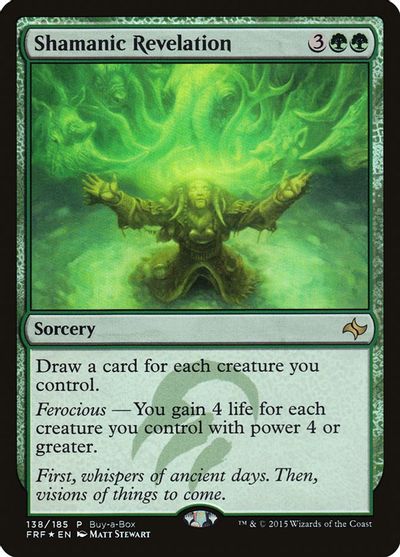 MTG: Shamanic Revelation (Fate Reforged Promo FOIL) 