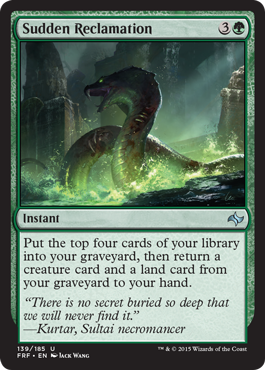 MTG: Fate Reforged 139: Sudden Reclamation 