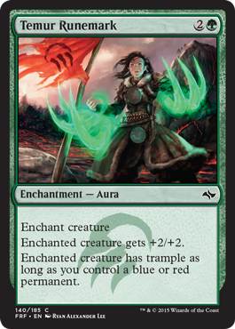 MTG: Fate Reforged 140: Temur Runemark 