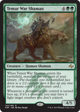 MTG: Fate Reforged 142: Temur War Shaman 