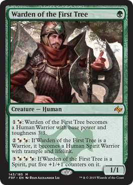 MTG: Fate Reforged 143: Warden of the First Tree 