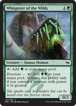 MTG: Fate Reforged 144: Whisperer of the Wilds 
