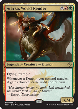 MTG: Fate Reforged 149: Atarka, World Render 