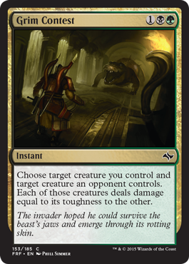 MTG: Fate Reforged 153: Grim Contest 