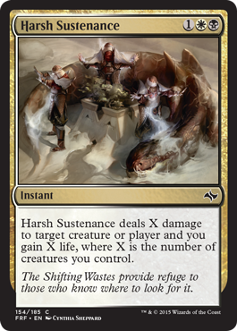 MTG: Fate Reforged 154: Harsh Sustenance 