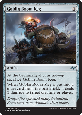 MTG: Fate Reforged 159: Goblin Boom Keg 