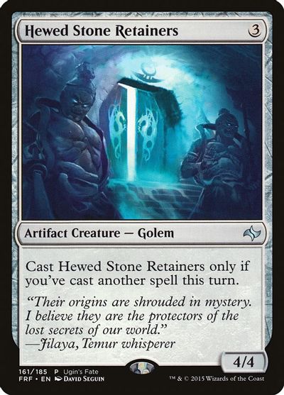 Magic: Fate Reforged 161: Hewed Stone Retainers - Ugins Fate Promo 