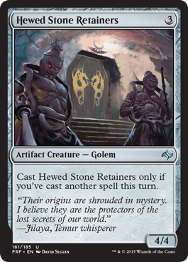 Magic: Fate Reforged 161: Hewed Stone Retainers 