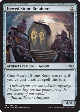 MTG: Fate Reforged 161: Hewed Stone Retainers 