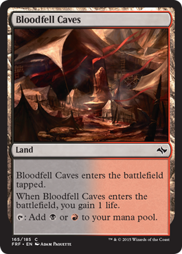 MTG: Fate Reforged 165: Bloodfell Caves (FOIL) 