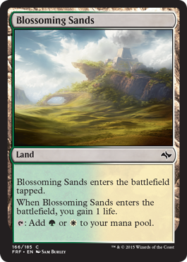 Magic: Fate Reforged 166: Blossoming Sands [foil] 