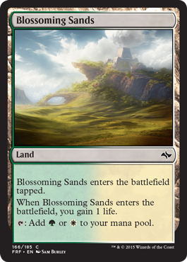 MTG: Fate Reforged 166: Blossoming Sands 