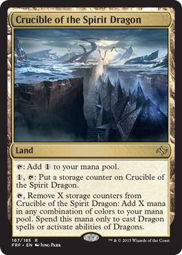 MTG: Fate Reforged 167: Crucible of the Spirit Dragon 