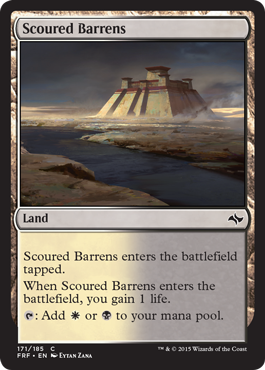 MTG: Fate Reforged 171: Scoured Barrens 