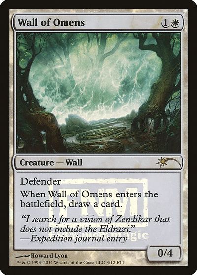 MTG: Friday Night Magic 2011 03: Wall of Omens - Foil 