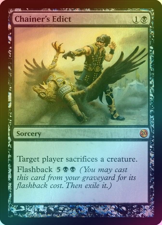 MTG: From the Vault: Twenty: Chainers Edict (FOIL) 