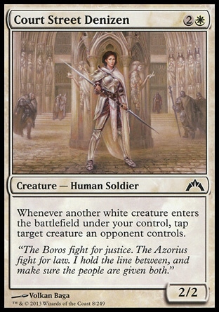 MTG: Gatecrash 008: Court Street Denizen 