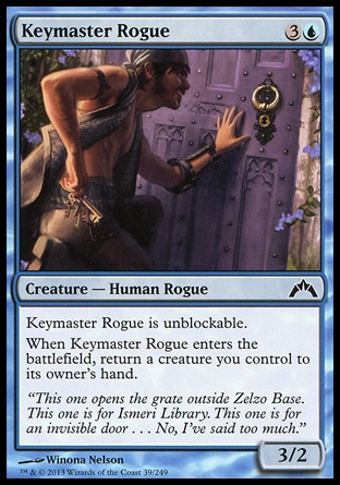 MTG: Gatecrash 039: Keymaster Rogue 