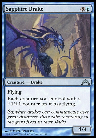 MTG: Gatecrash 047: Sapphire Drake 