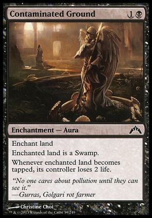 MTG: Gatecrash 059: Contaminated Ground 