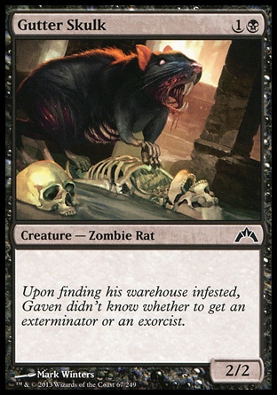 MTG: Gatecrash 067: Gutter Skulk 
