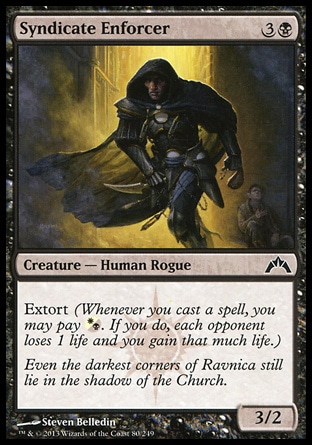 MTG: Gatecrash 080: Syndicate Enforcer 