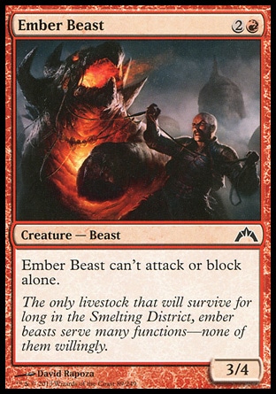 MTG: Gatecrash 089: Ember Beast 
