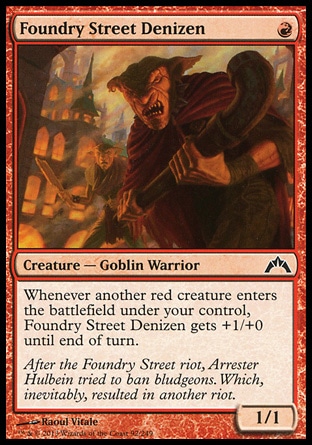 MTG: Gatecrash 092: Foundry Street Denizen 