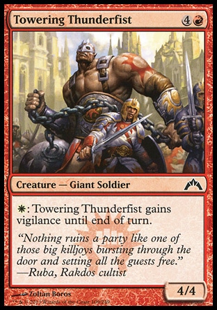 MTG: Gatecrash 109: Towering Thunderfist 