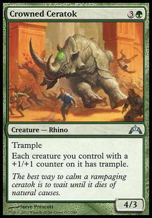 MTG: Gatecrash 117: Crowned Ceratok 