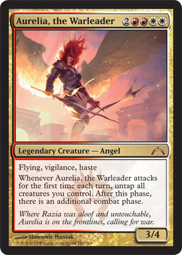 Magic: Gatecrash 143: Aurelia, the Warleader 